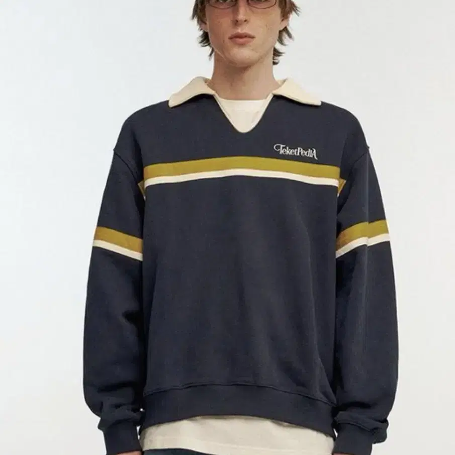 테켓 Teket Language sweatshirt Navy L