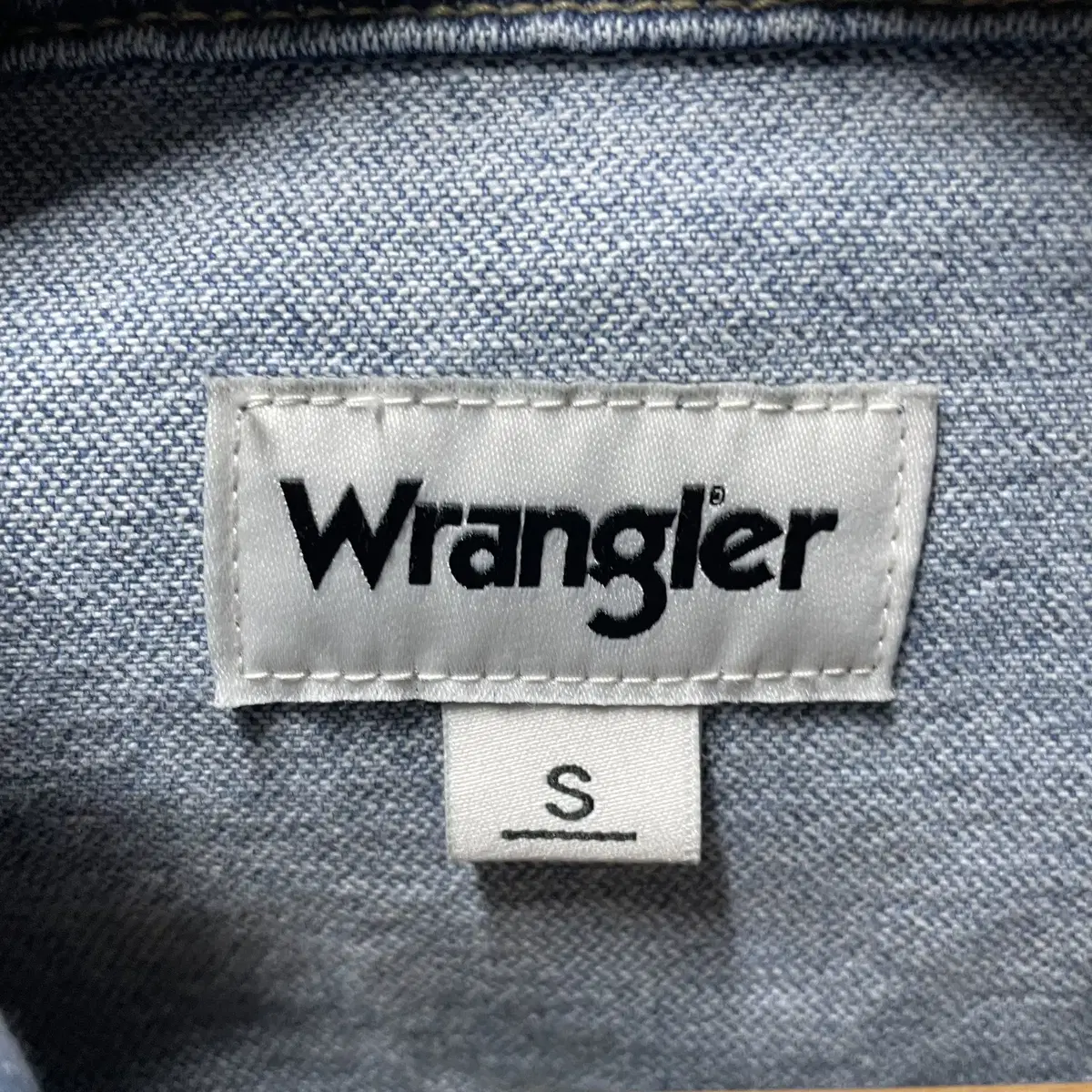 Wrangler 랭글러 브로큰트윌 데님 크롭자켓