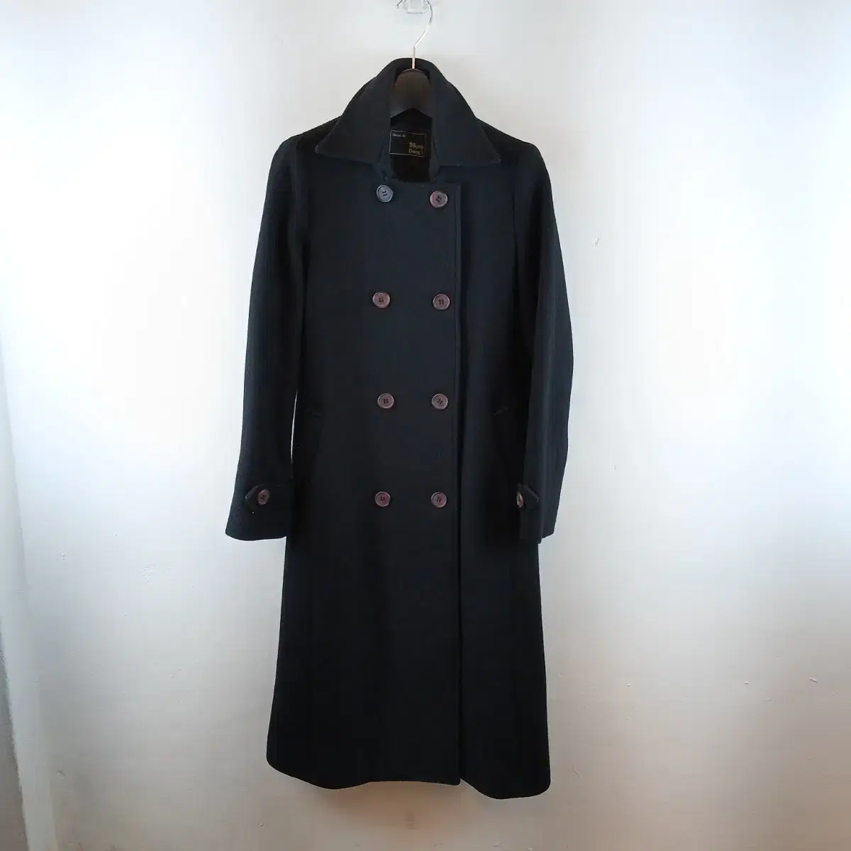 SSang Dong I Black Long Coat 44 XS New