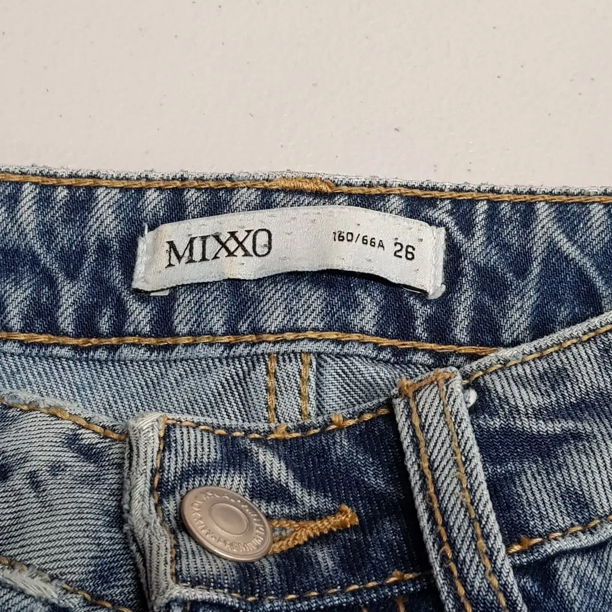 MIXXO 미쏘 청데님 팬츠 26