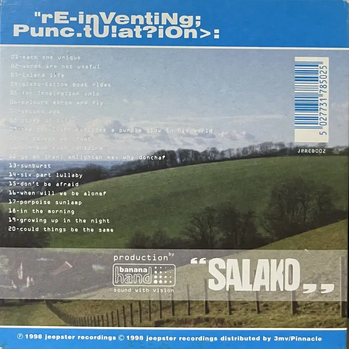 (CD) Salako - Re-inventing Punctuation