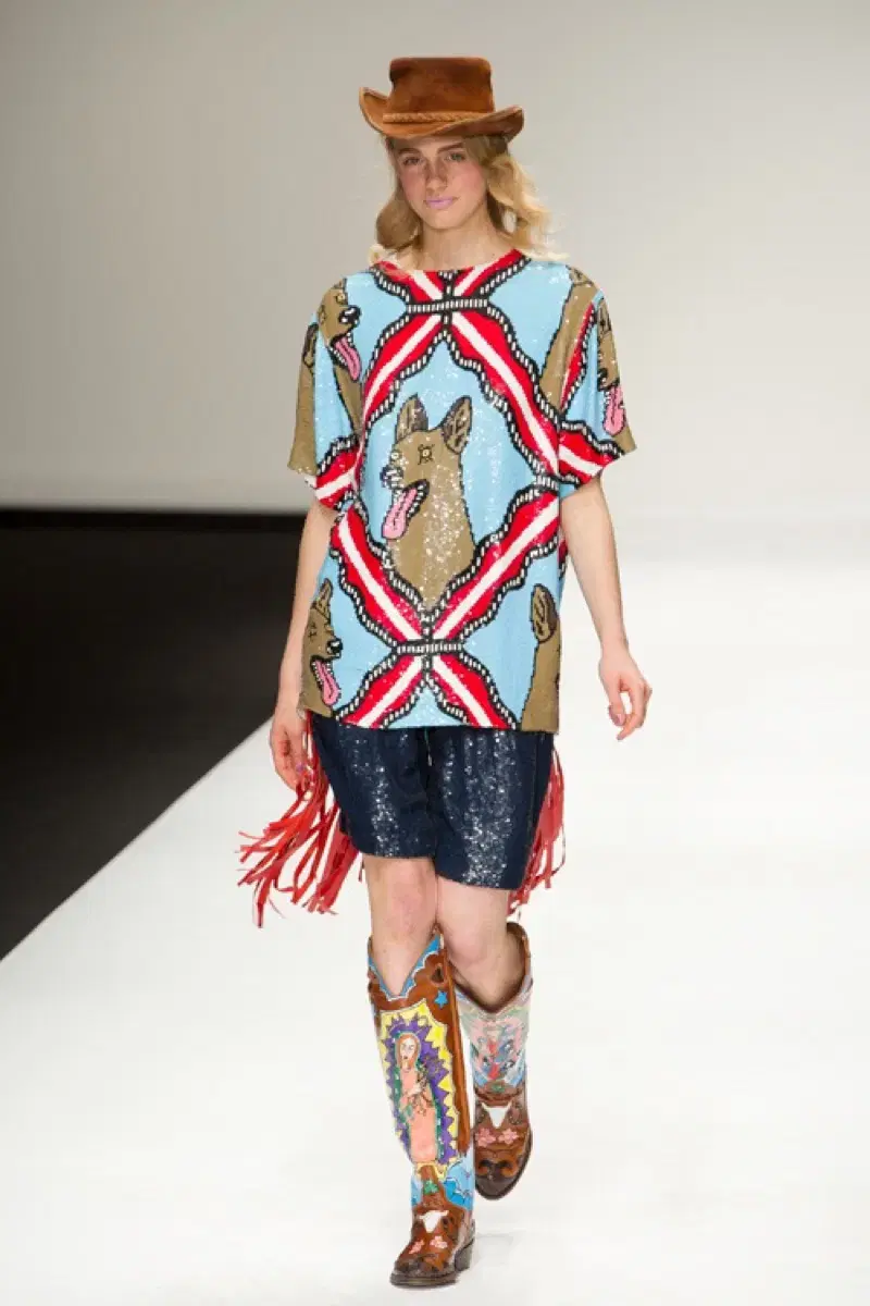 Ashish SS2011 스팽글 원피스 오버사이즈 티셔츠