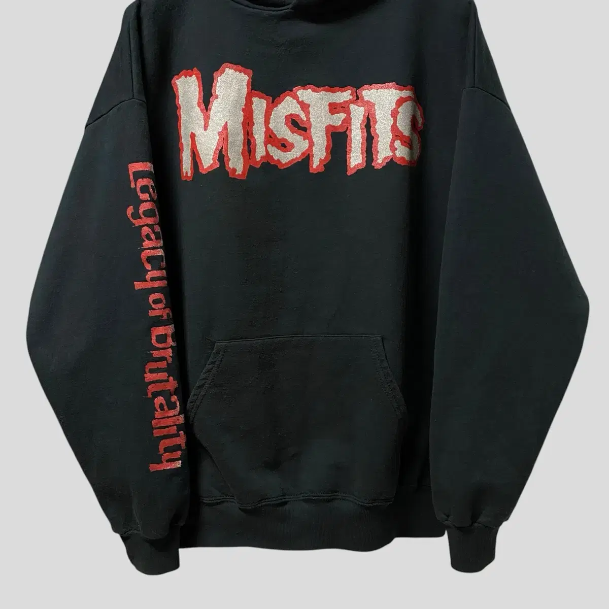 (XL)90s 미스피츠 Misfits 스웨트 후드티셔츠