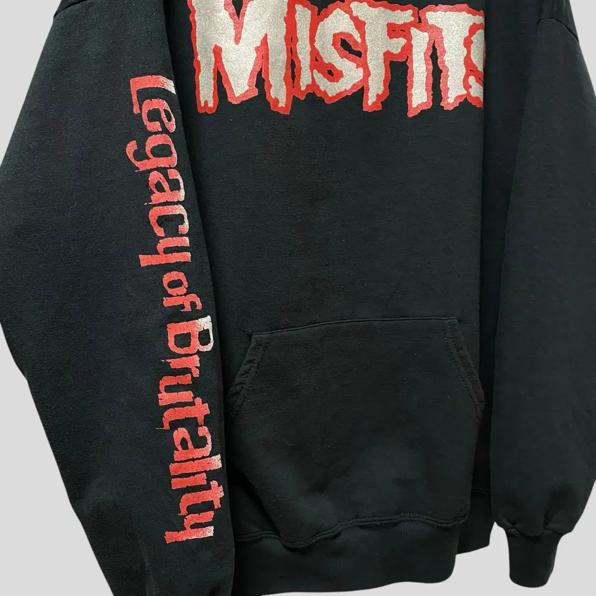 (XL)90s 미스피츠 Misfits 스웨트 후드티셔츠