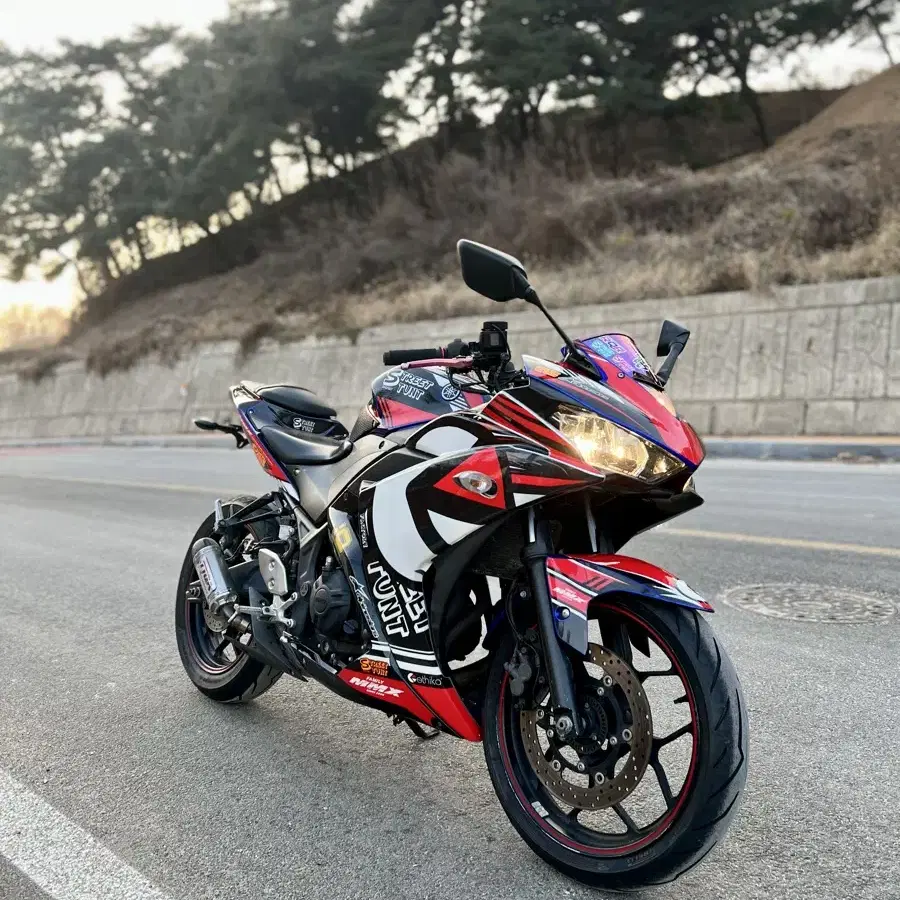 (대차가능) 야마하 YZF-R3 16년식 TTGA 머플러 구변완료9천키로