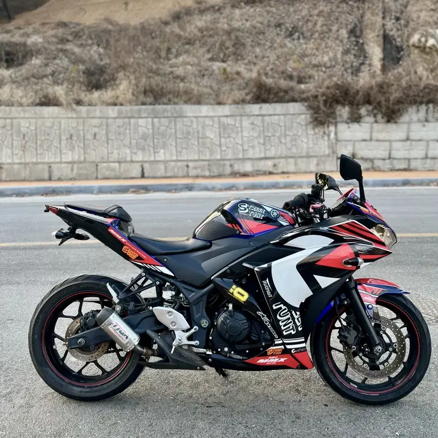 (대차가능) 야마하 YZF-R3 16년식 TTGA 머플러 구변완료9천키로