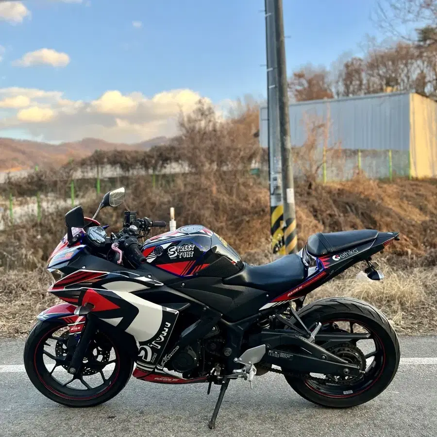 (대차가능) 야마하 YZF-R3 16년식 TTGA 머플러 구변완료9천키로