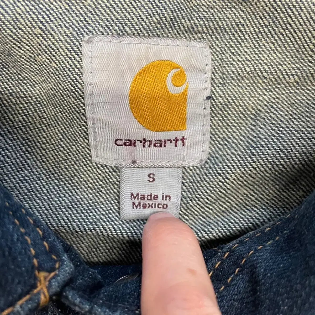 칼하트 carhartt 데님 청자켓 w8425