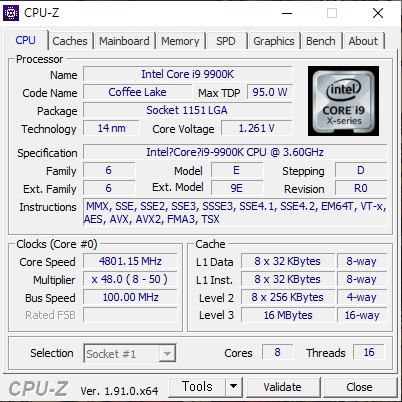 i9-9900k + Z390-A 데스크탑