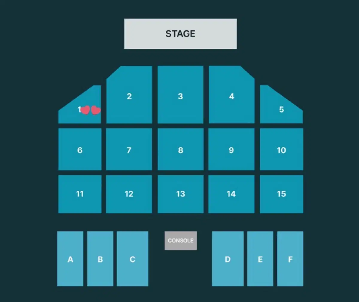 데이식스 부산콘 막콘 1구역 11열 오블