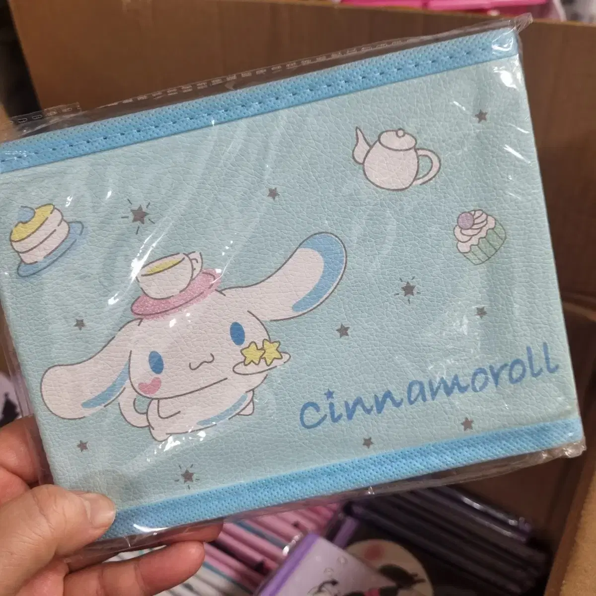 Sanrio Cinnamoroll muffin non-woven storage box storage box