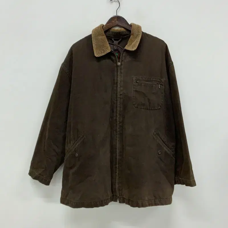 Bean Pole Brown Corduroy Canvas Vintage Jacket 110 G01801