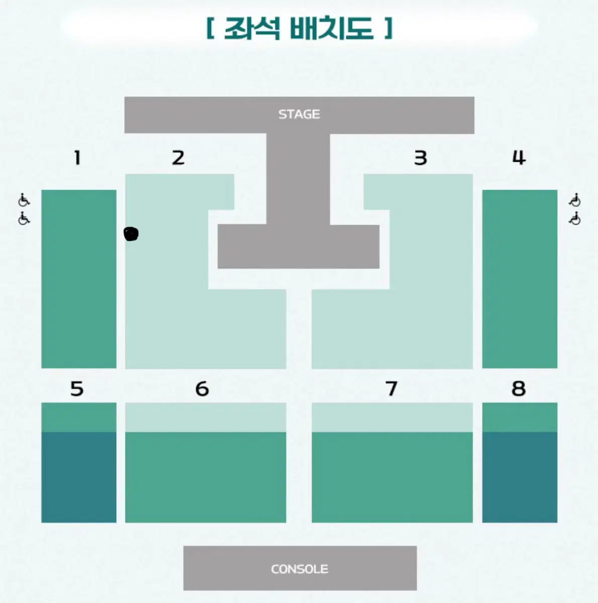 장민호 인천 3/8 2구역 통로 2연석