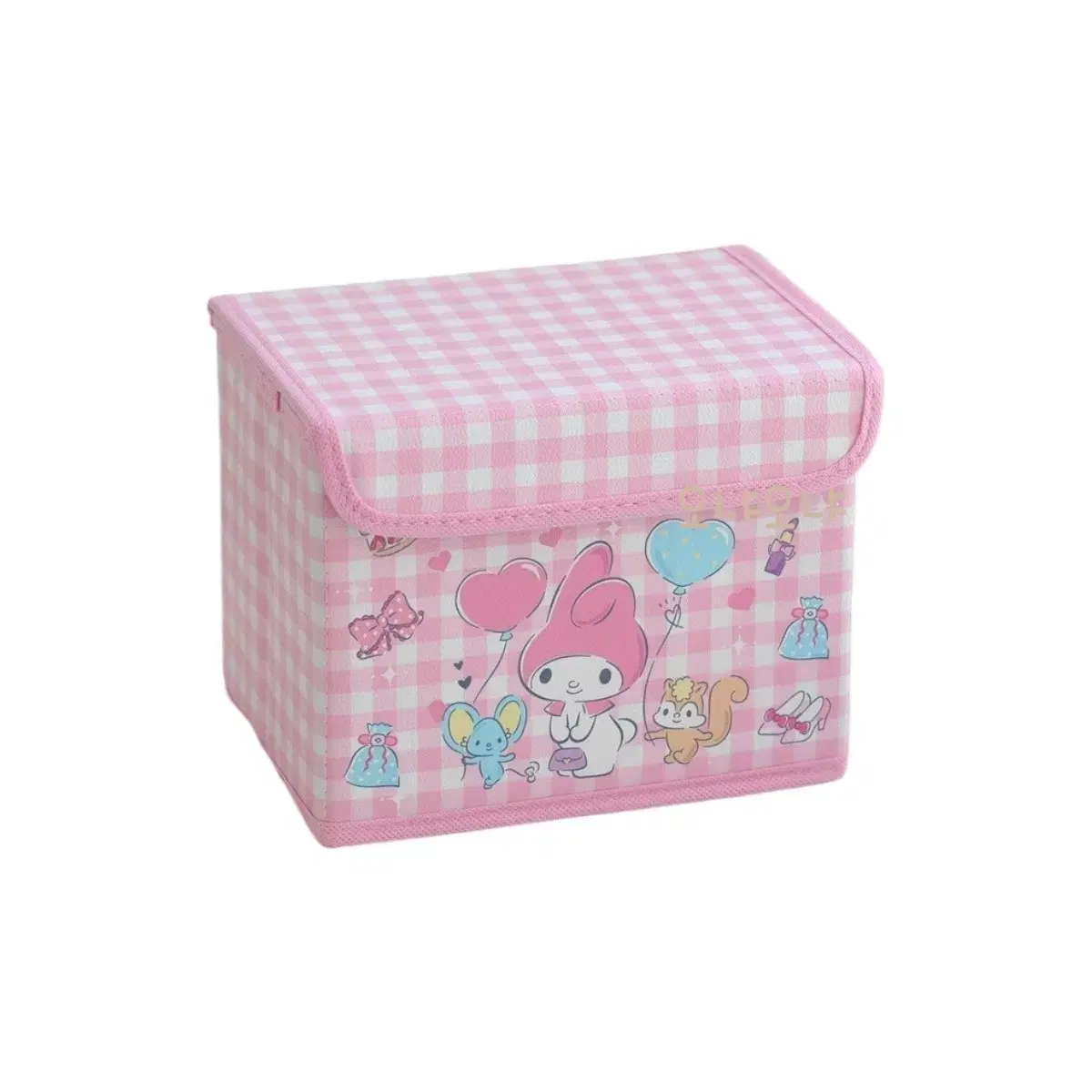 Sanrio My Melody Non-woven fabric lid storage box