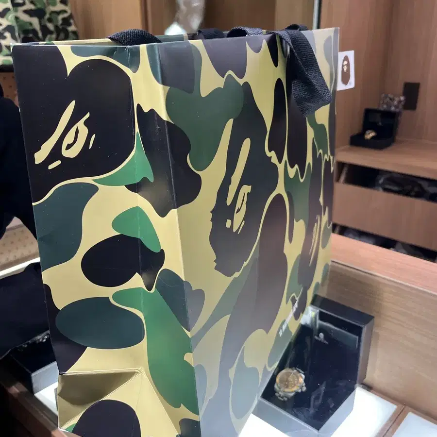 베이프 BAPE 카모 샤크 후드집업 블루 160