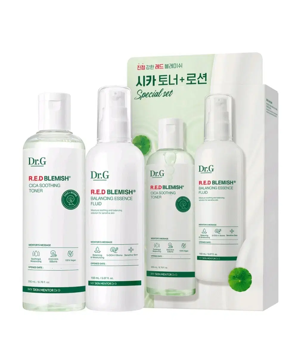 닥터지 레드 블레미쉬 시카 토너 200ml + 로션 150ml 세트