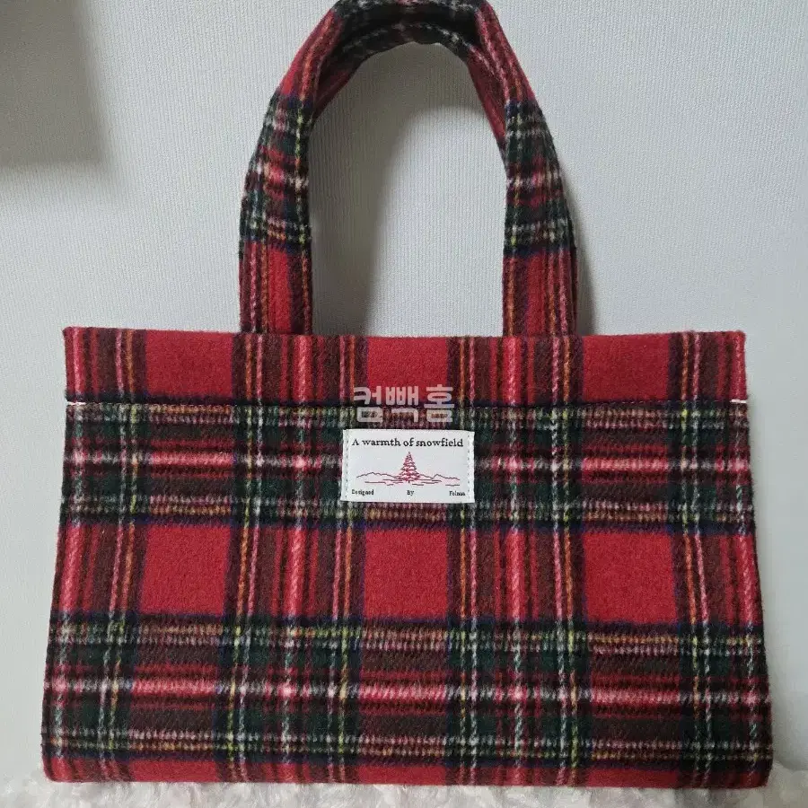 폴뉴아 HOLIDAY CHECK TORTE BAG [RED]