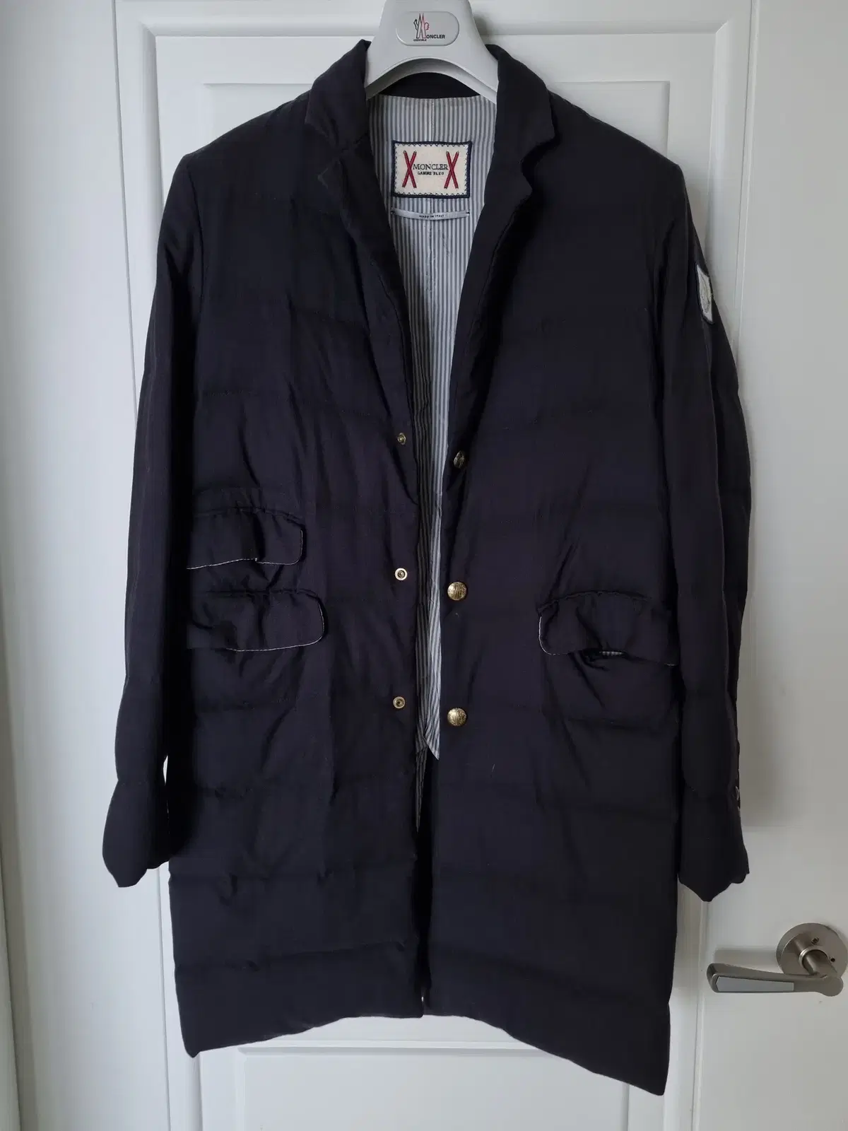 Moncler Gamma Blue Gold Coat Padding 2 sizes