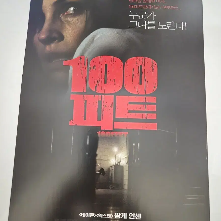 100피트 영화 전단지 팜플렛