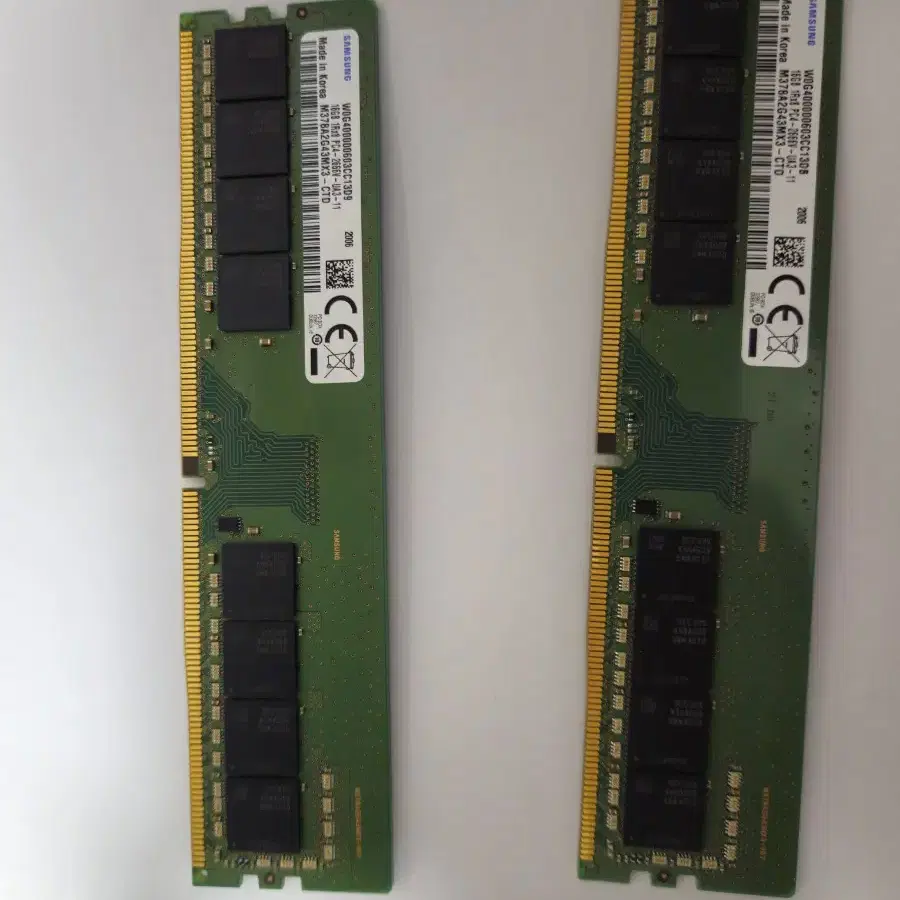 삼성 DDR4 PC2666 16GB 2개