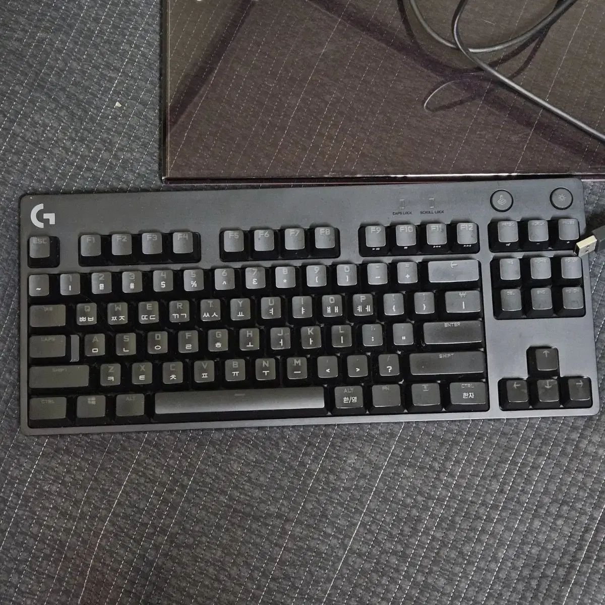 로지텍 PRO TKL GX BLUE 판매합니다.