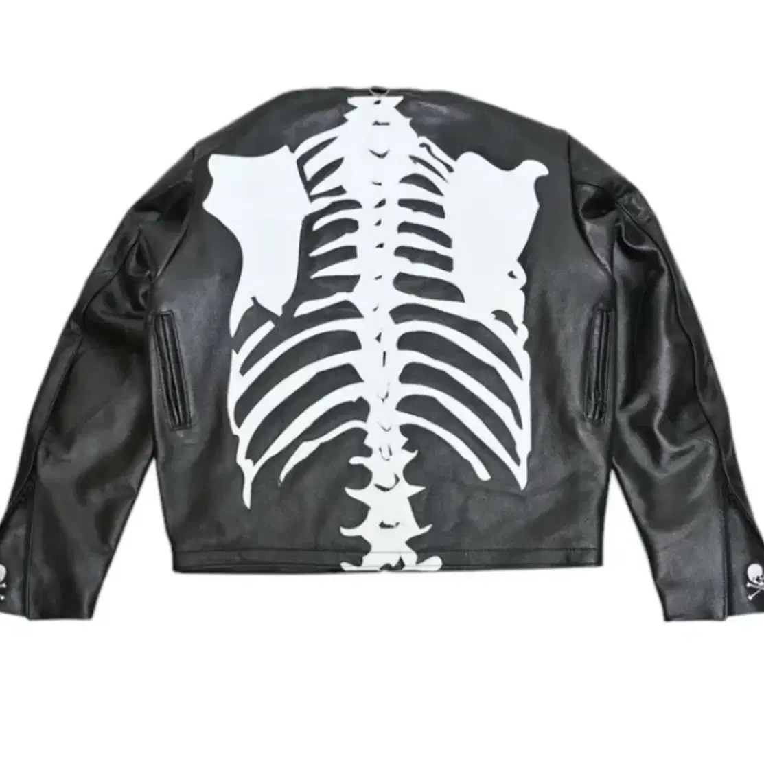 X mastermaind cow leather riders jacket