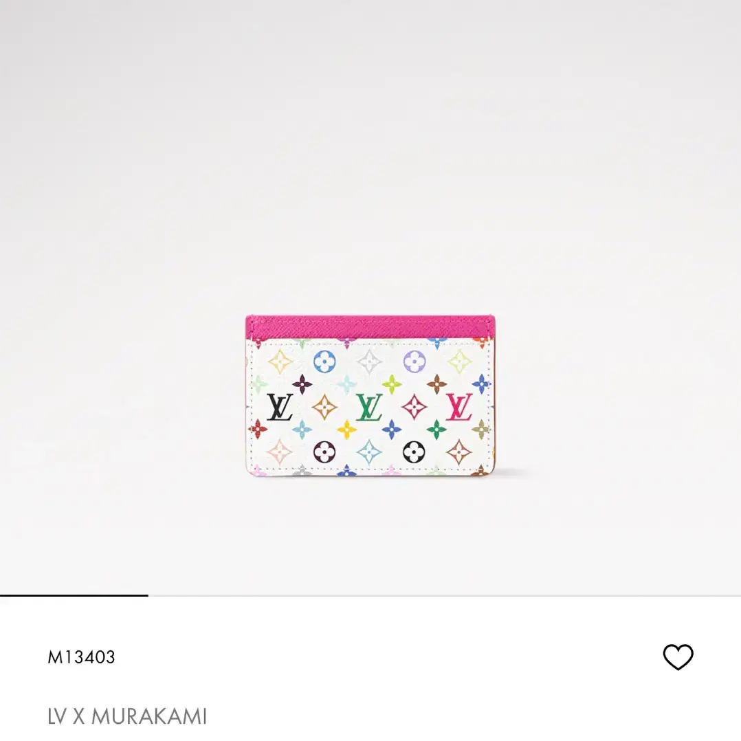 LV x TM 루이비통x무라카미 타카시 20주년 M13403 카드지갑