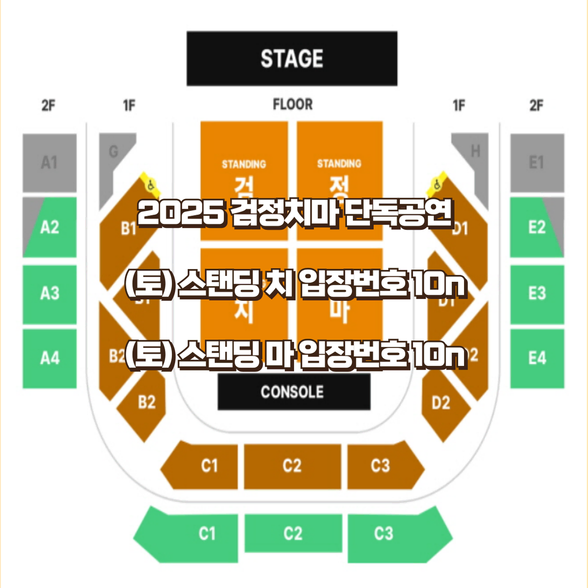 검정치마 콘서트 단독 공연 스탠딩 검정치마