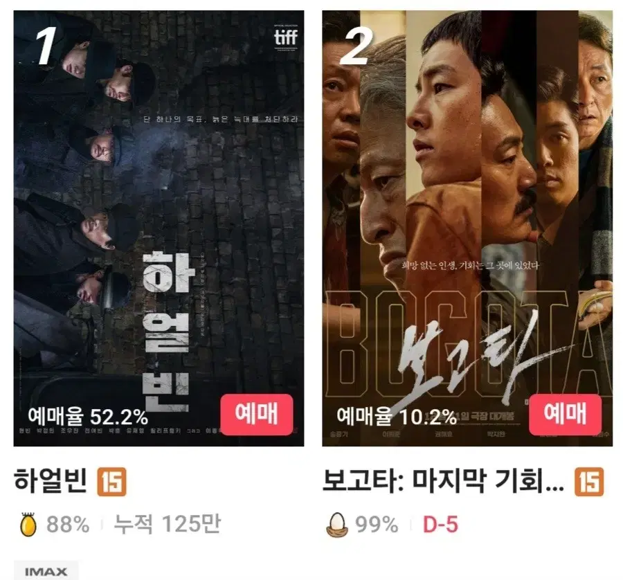 CGV, Megabox, Lotte Cinema advance ticket sales