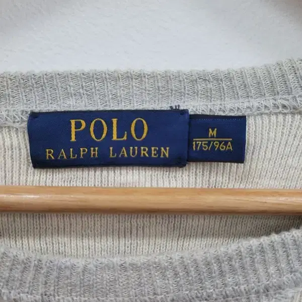 RALPH LAUREN 폴로 랄프로렌 크림 니트 공용 M A078