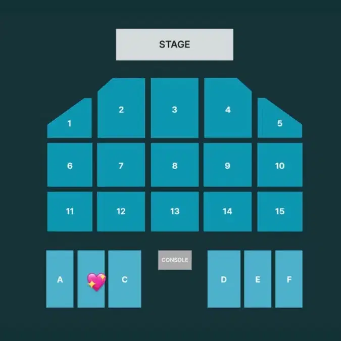 데이식스 전국투어 부산콘 첫콘 B구역 2석