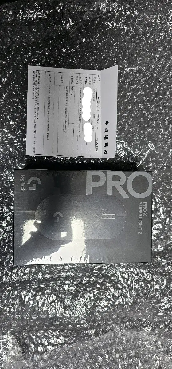 로지텍 G PRO X SUPERLIGHT 2 마우스 리퍼 미개봉