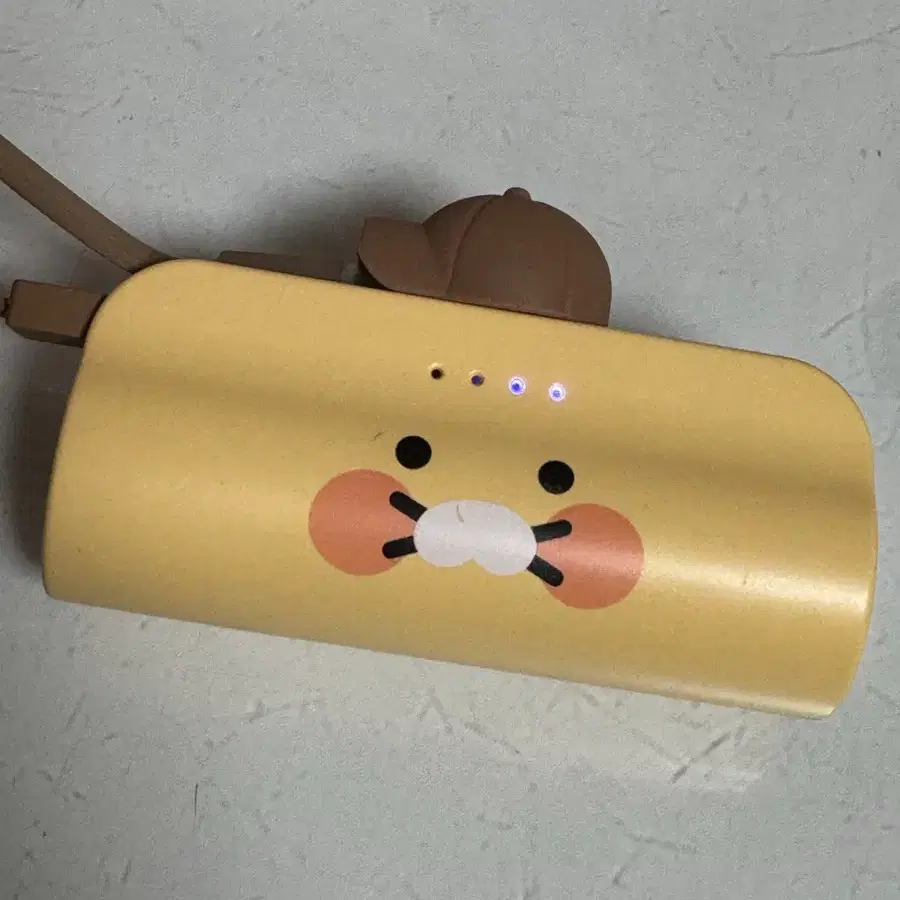 춘식이 야구모자 도킹형 보조배터리 c타입 5000mAh