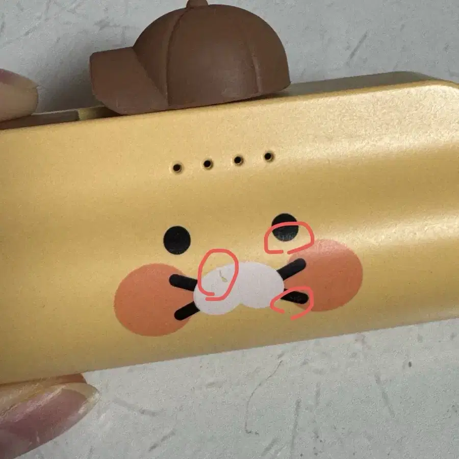 춘식이 야구모자 도킹형 보조배터리 c타입 5000mAh