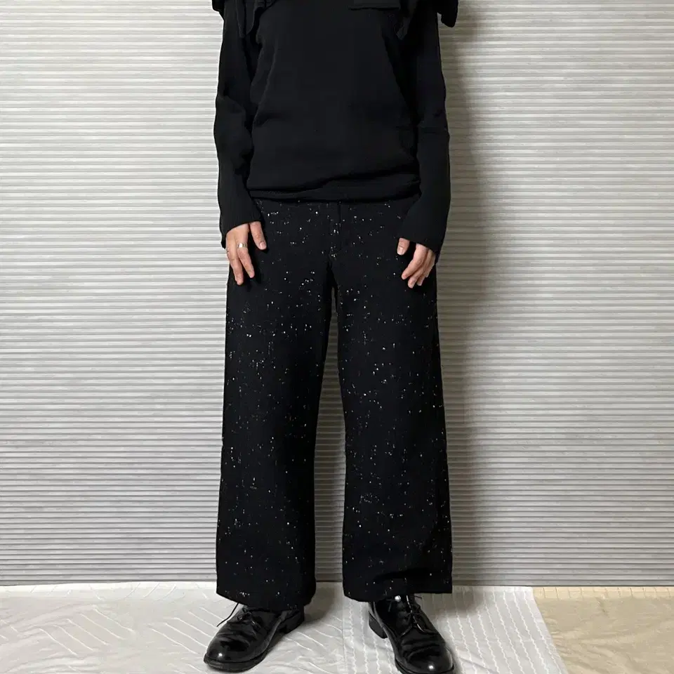 꼼데가르송 네프 울 팬츠 comme des garcons 슬랙스