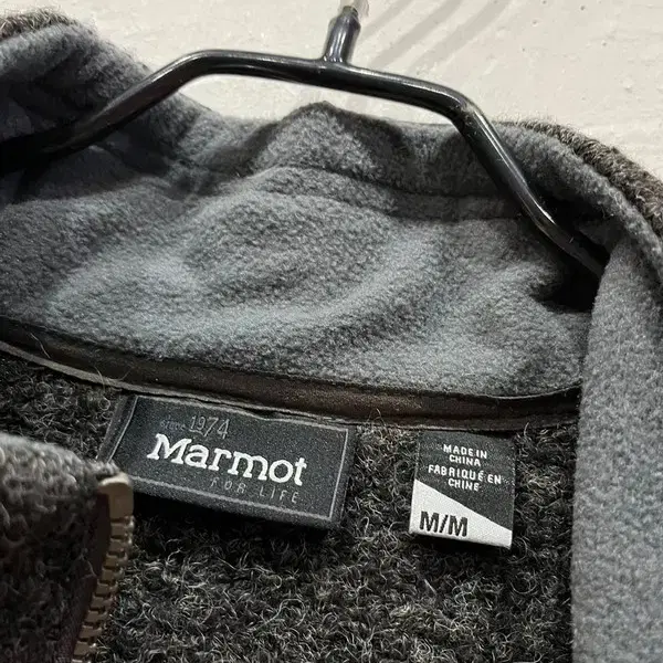 Marmot 마모트 울 니트 플리스 풀집업 자켓 M