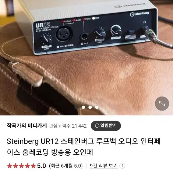 Steinberg UR12 오디오 인터페이스