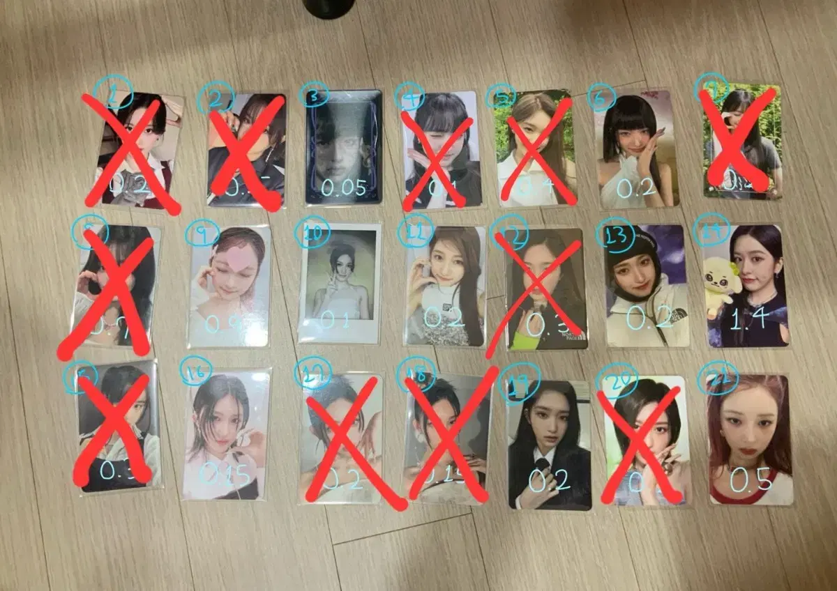 <폭덤!!> ive photocard sell gaeul yujin lay wonyoung liz leeseo