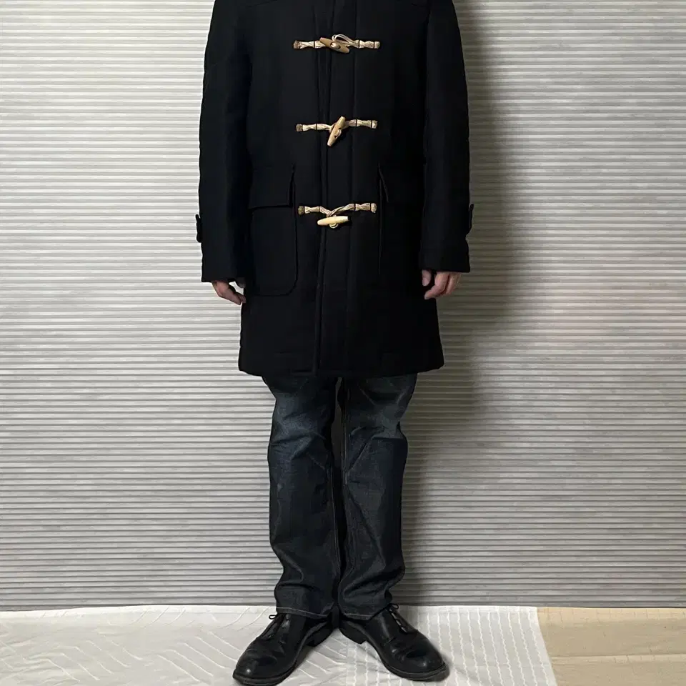 꼼데가르송 셔츠 퀼팅 더플코트 comme des garcons shirt