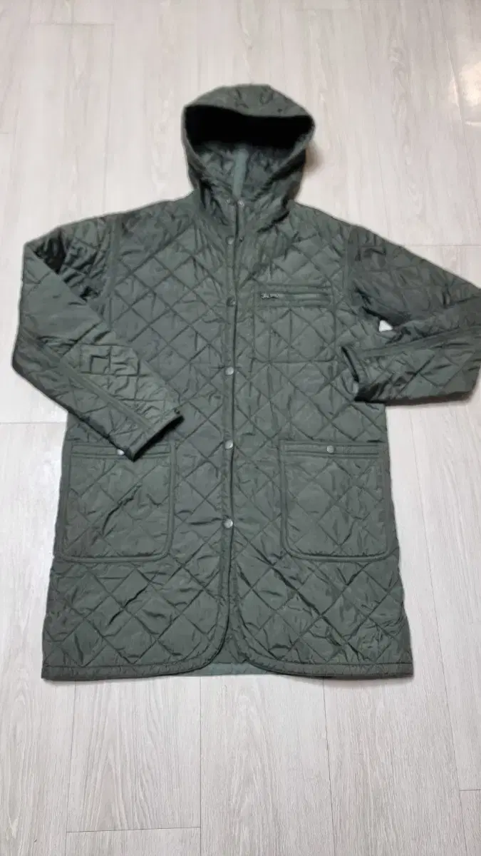 Women's Polo Ralph Lauren Quilted Hooded Long Jacket -M