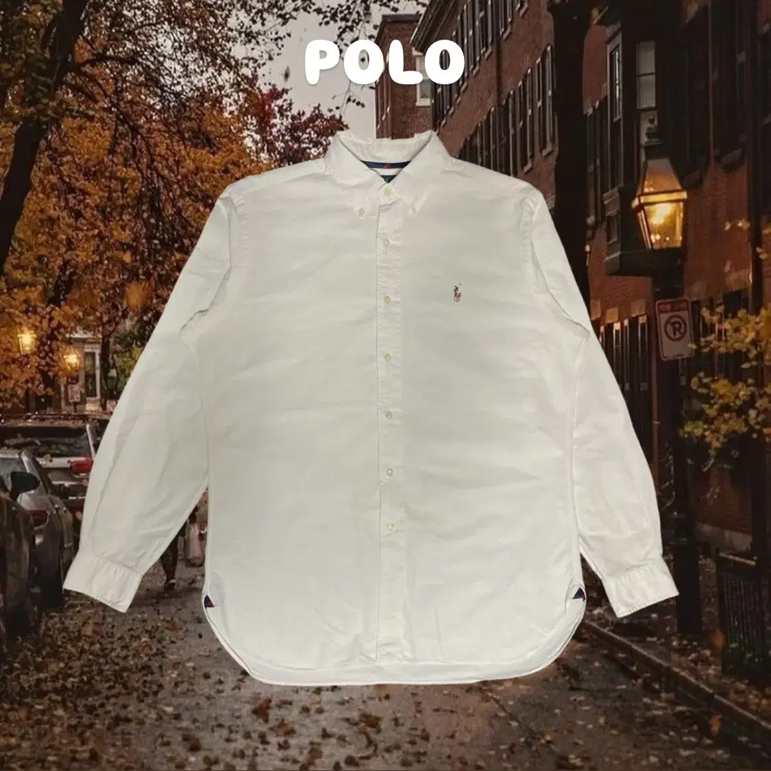 POLO 화이트 셔츠