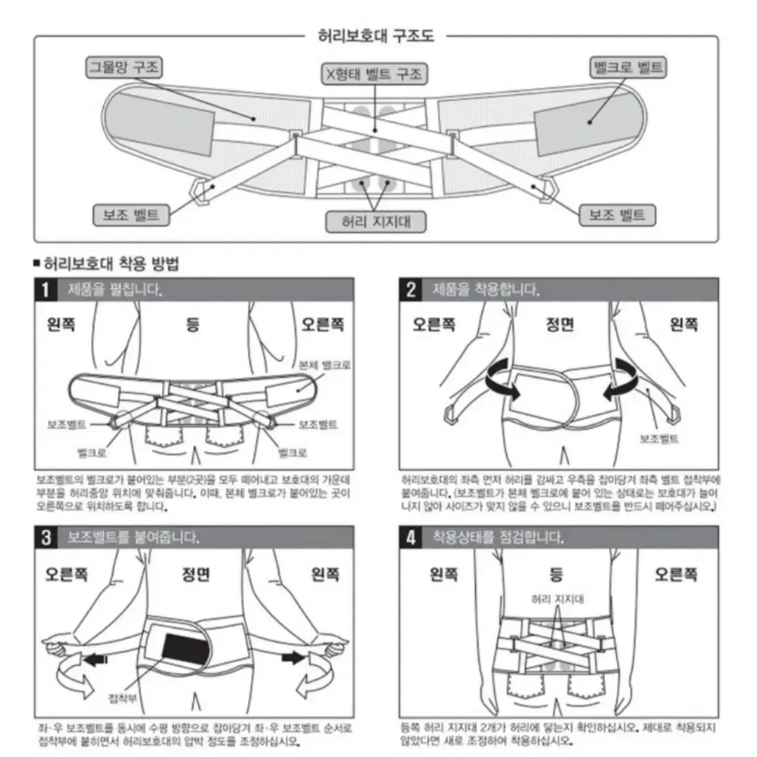 오토스 허리보호대 새제품 팝니다