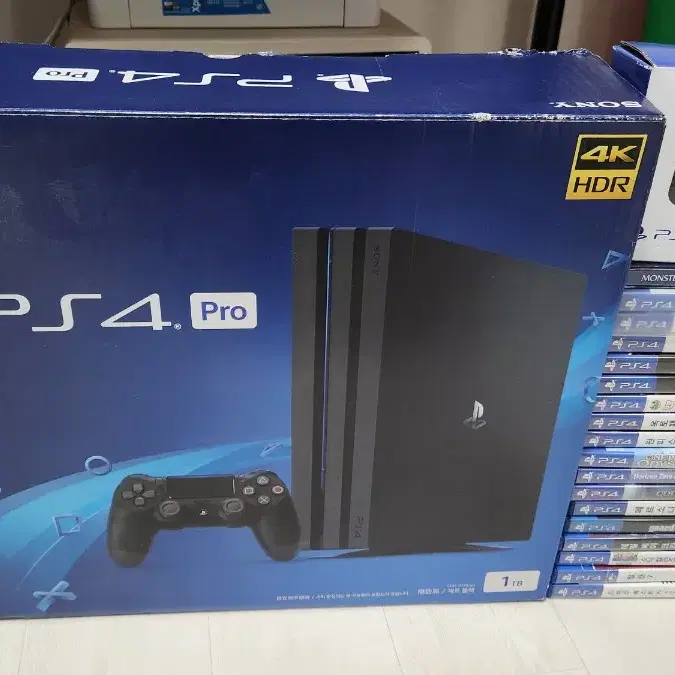 플레이스테이션4 프로 PS4 PRO 1TB A+급 및 타이틀 17장