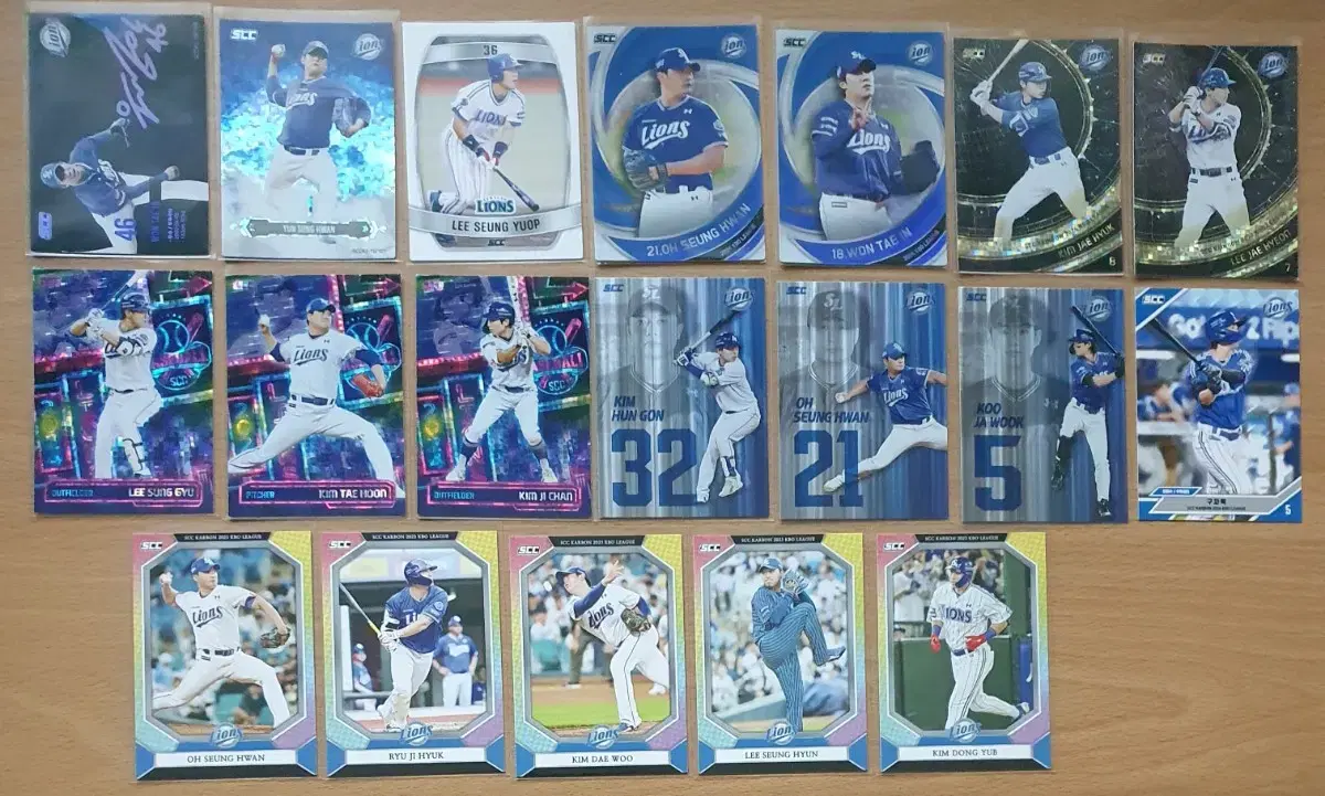 SCC KBO Samsung Lee Seung-yeop, Oh Seung-hwan, Won Tae-in, and others. 19-card lotteries are on sale.