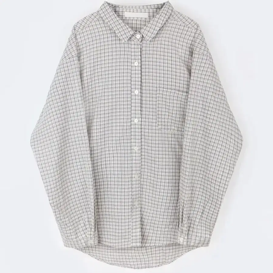 리넨느 체크셔츠 mue over check shirt