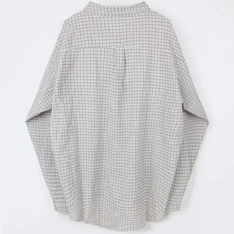 리넨느 체크셔츠 mue over check shirt