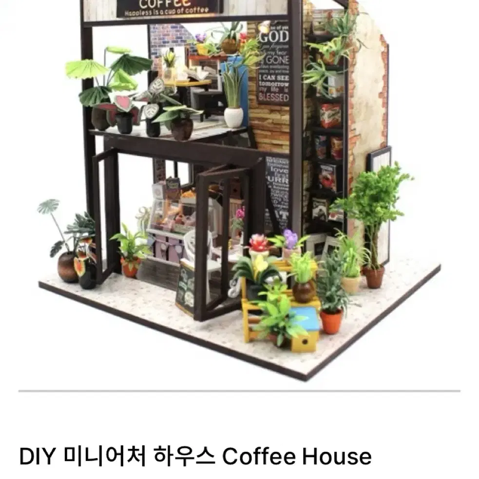 DIY 미니어처 하우스 coffee house