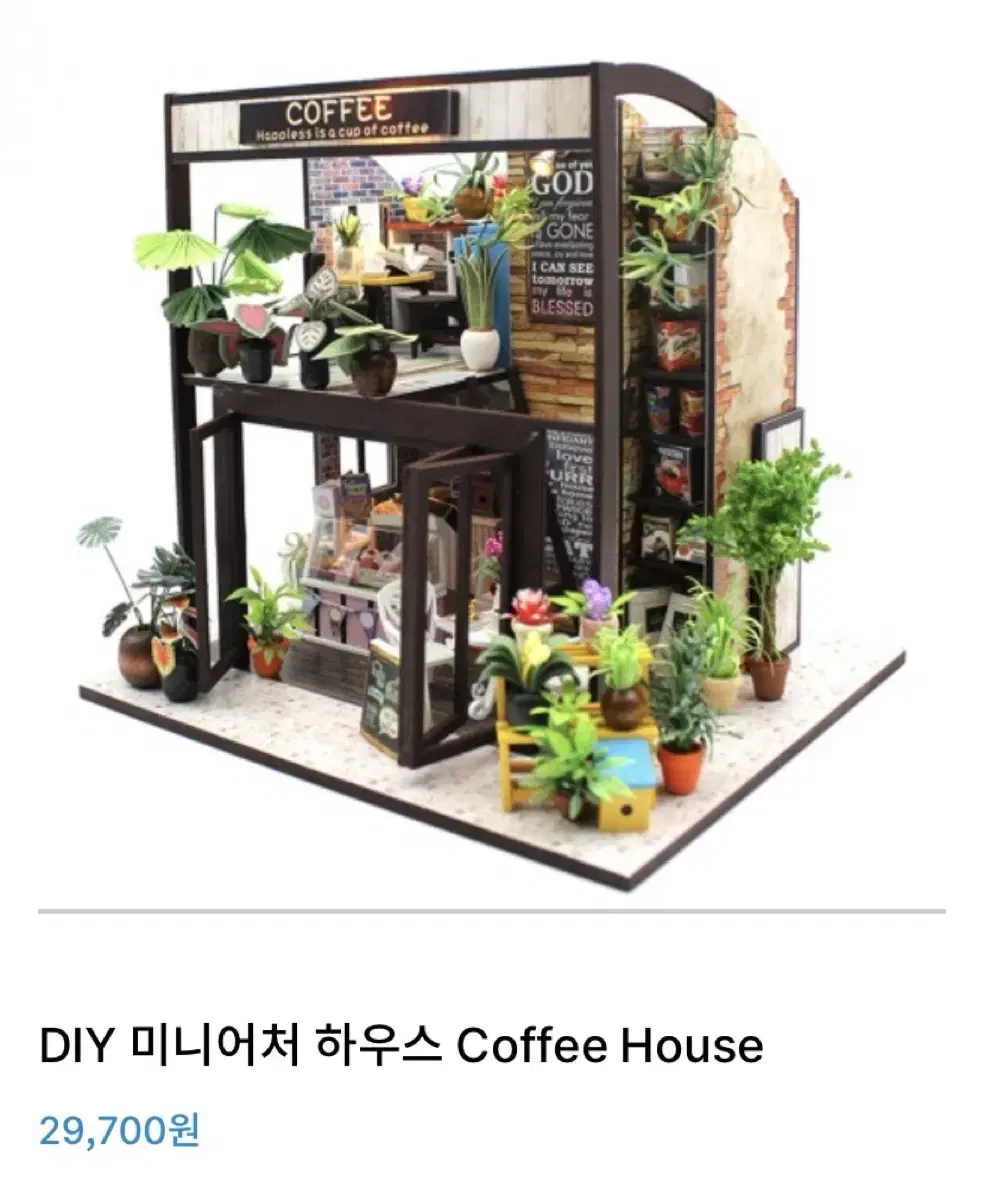 DIY 미니어처 하우스 coffee house