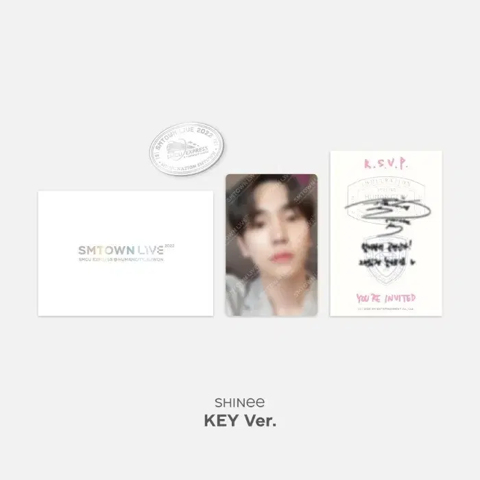 샤이니 KEY SMCU 초대장 뱃지 세트