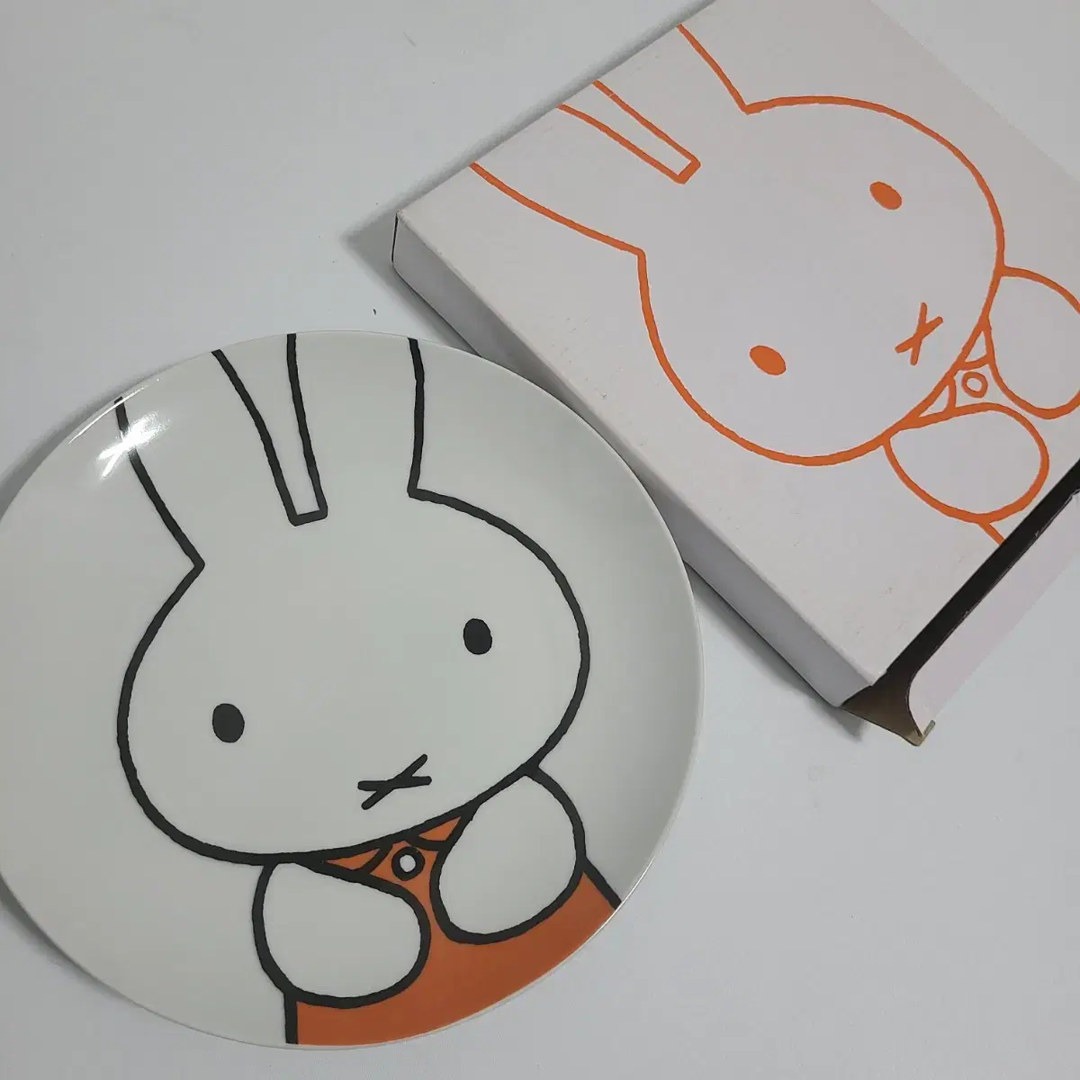 미피 miffy 토끼 플라이트 접시 얼굴 굿즈 캐릭터 빈티지 소품 식기